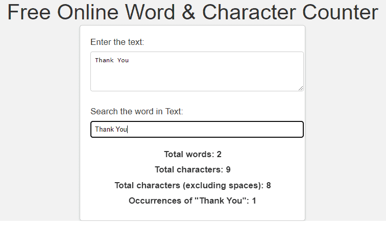 Free Online Word Counter, Character Counter,free online word count tool