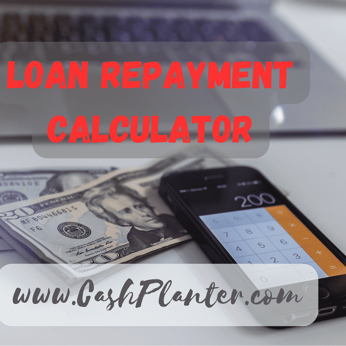 Loan Repayment Calculator 2024 🖩 🌱💰 Cash Planter 💸🪴 The Ultimate