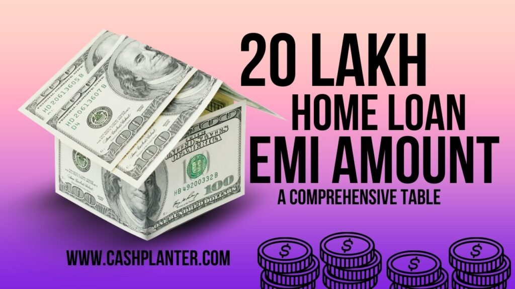 20 lakh Home loan EMI